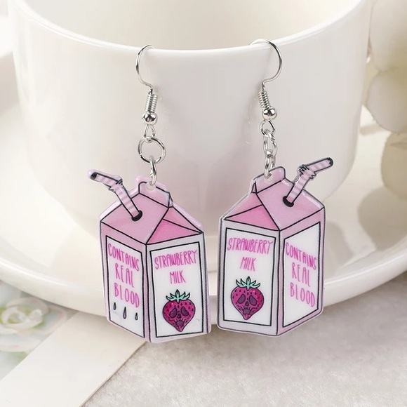 3/15$ NEW Kawaii Goth Earrings - Picture 3 of 5